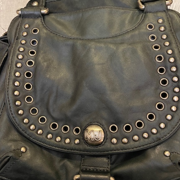 MARC JACOBS Blue Leather Purse Shoulder Bag Moto Vintage Retro Y2K Kawaii Saddle - Picture 6 of 12